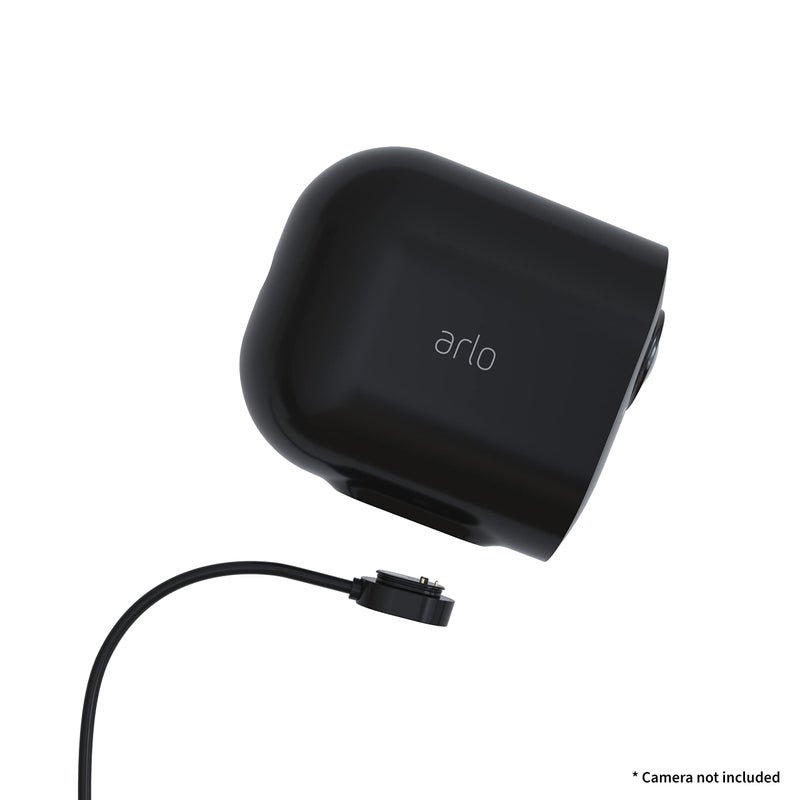 ARLO كابل شحن مغناطيسي خارجي من أرلو - ملحق معتمد من أرلو - 25 قدم، موصل مقاوم للعوامل الجوية، يعمل مع كاميرات أرلو برو 5S 2K، برو 4، برو 3، الترا 2، الترا، وكاميرات الفيضانات، أسود - VMA5601C - Image 3